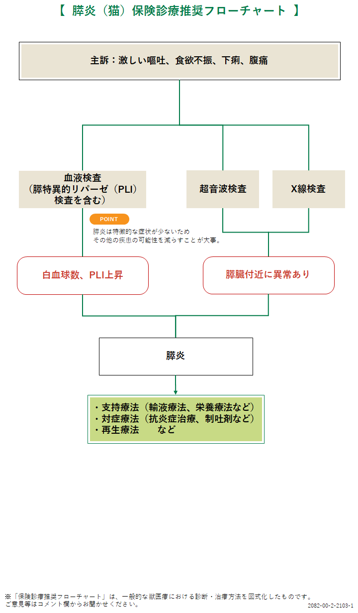 膵炎の診療フローチャート
